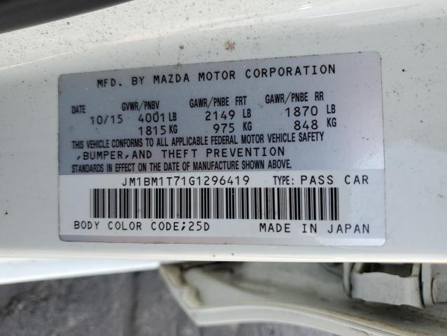 2016 MAZDA 3 SPORT JM1BM1T71G1296419