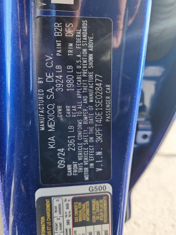 2025 KIA K4 LX #3290240234