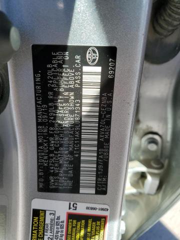 2020 TOYOTA CAMRY LE - 4T1C11AK9LU871343