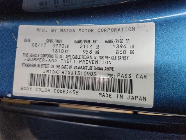 2018 MAZDA CX-3 SPORT - JM1DKFB7XJ1310905