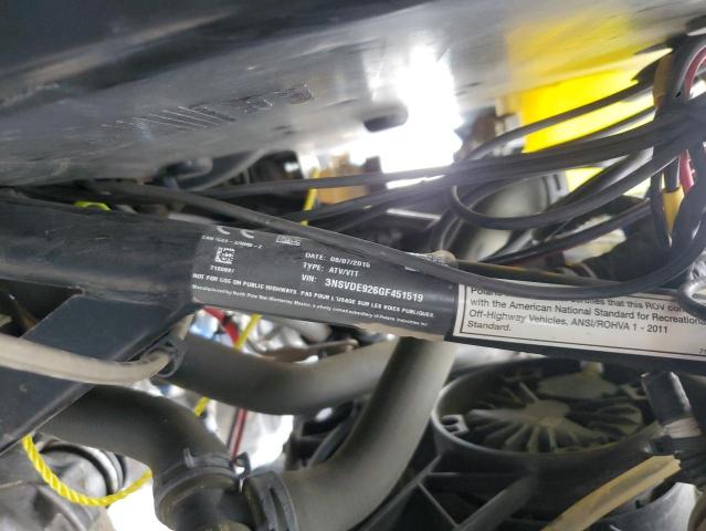 2016 POLR RZR XP TURBO EP - 3NSVDE926GF451519