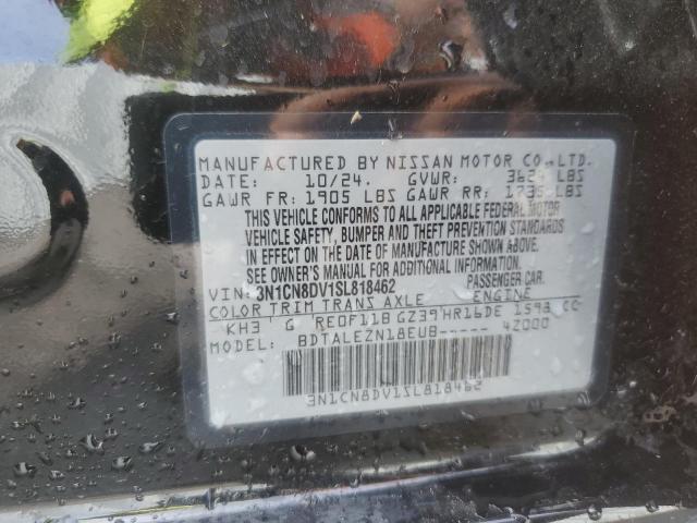 2025 NISSAN VERSA S 3N1CN8DV1SL818462