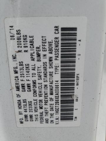 2014 HONDA ACCORD EXL - 1HGCT2B8XEA008614