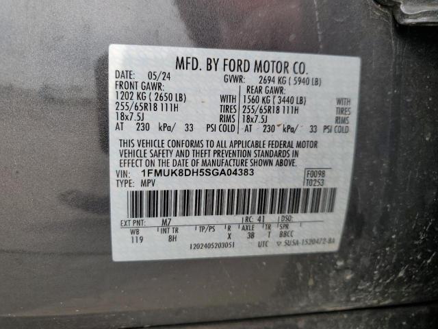 2025 FORD EXPLORER A 1FMUK8DH5SGA04383
