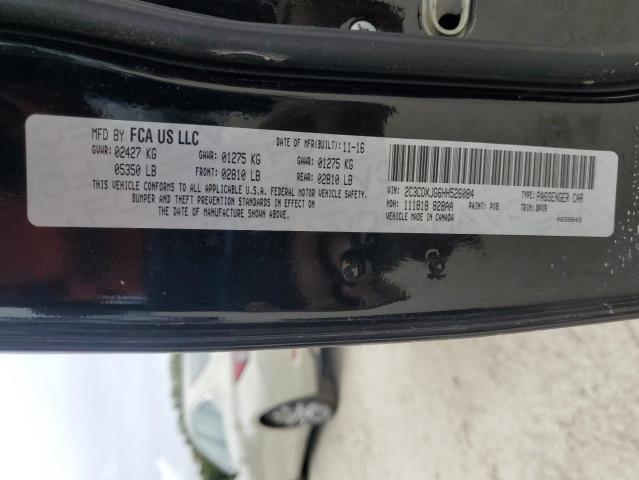 2017 DODGE CHARGER SX 2C3CDXJG6HH526084