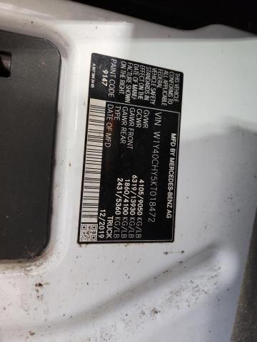 2019 MERCEDES-BENZ SPRINTER 2 W1Y40CHY5KT018472