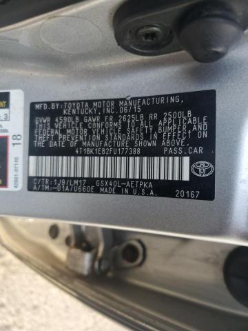 2015 TOYOTA AVALON XLE 4T1BK1EB2FU177388