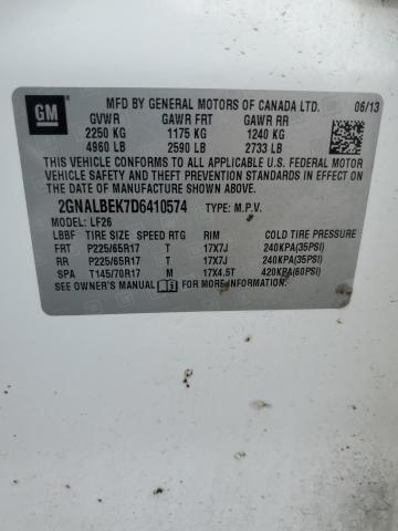 2013 CHEVROLET EQUINOX LS - 2GNALBEK7D6410574