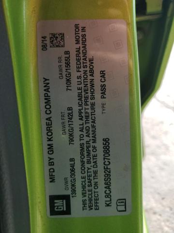 2015 CHEVROLET SPARK LS KL8CA6S92FC708856