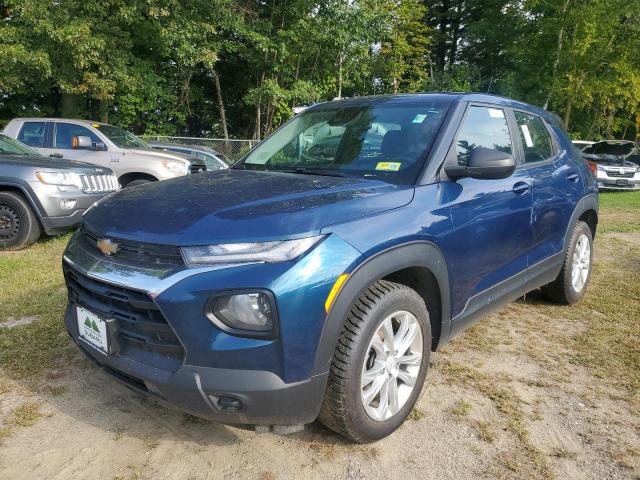 CHEV TRAILBLAZER LS 2021 blue  gas KL79MMS27MB135436 photo #3
