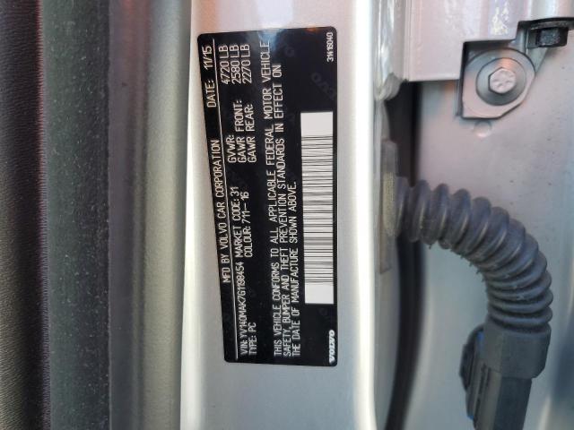 2016 VOLVO S80 PREMIE YV140MAK7G1198454