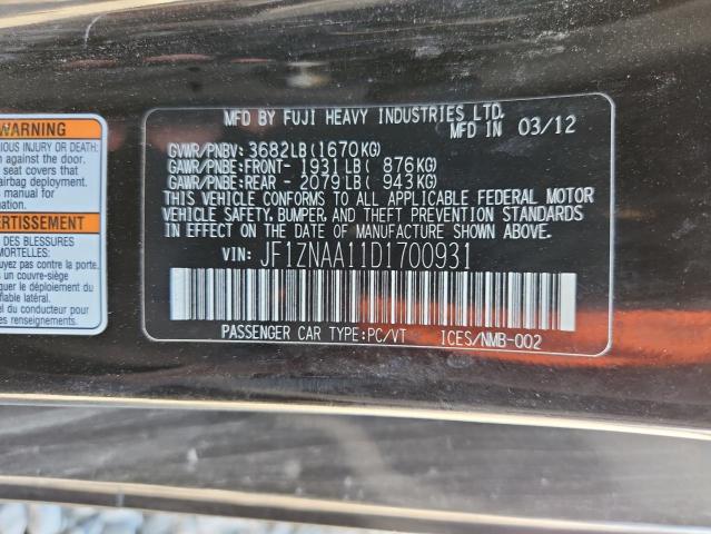 2013 TOYOTA FR-S - JF1ZNAA11D1700931