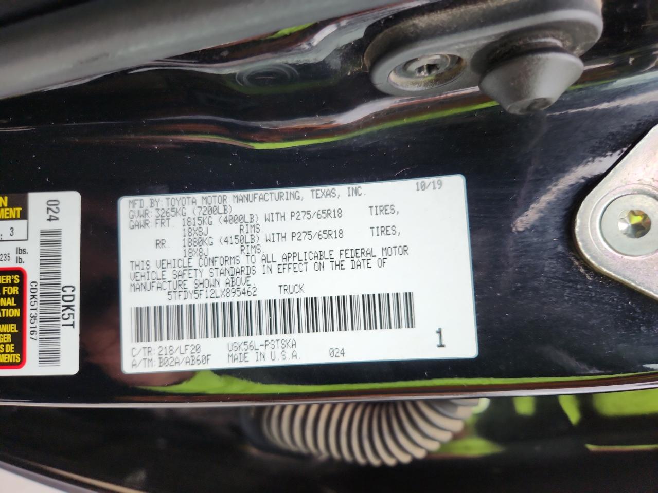 TOYOTA TUNDRA CREWMAX SR5