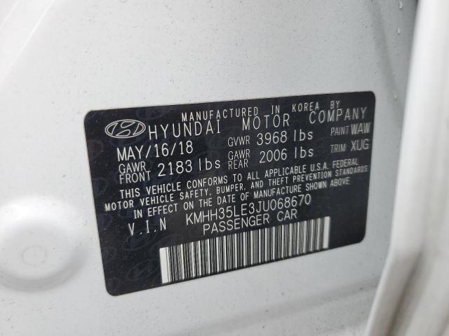 2018 HYUNDAI ELANTRA GT KMHH35LE3JU068670