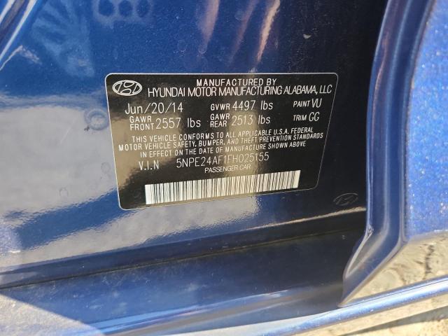 2015 HYUNDAI SONATA SE 5NPE24AF1FH025155