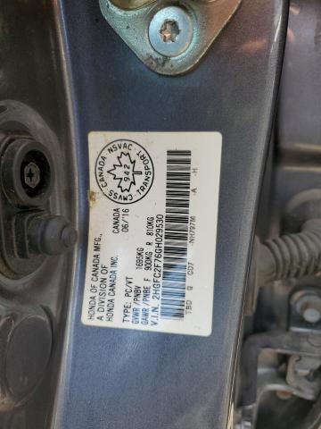 2016 HONDA CIVIC EX - 2HGFC2F76GH029530