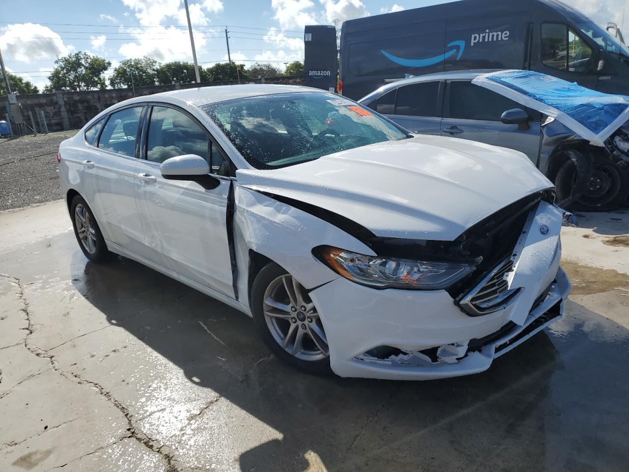 Lot #3302728112 2018 FORD FUSION SE