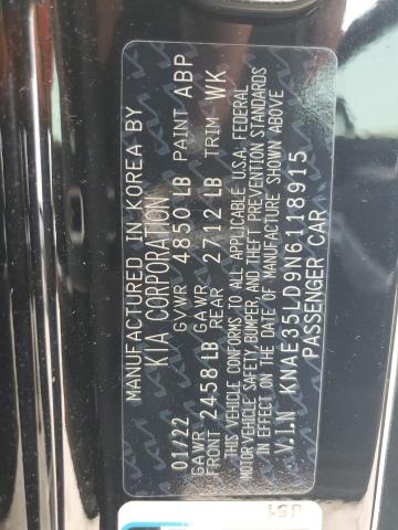 2022 KIA STINGER GT KNAE35LD9N6118915