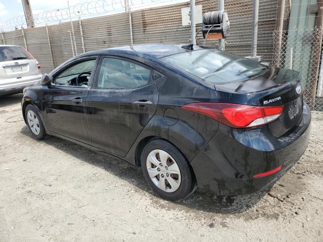 HYUNDAI ELANTRA SE 2016 black  gas KMHDH4AE6GU601634 photo #3