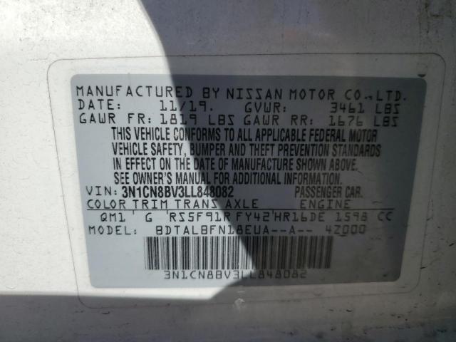 2020 NISSAN VERSA S - 3N1CN8BV3LL848082