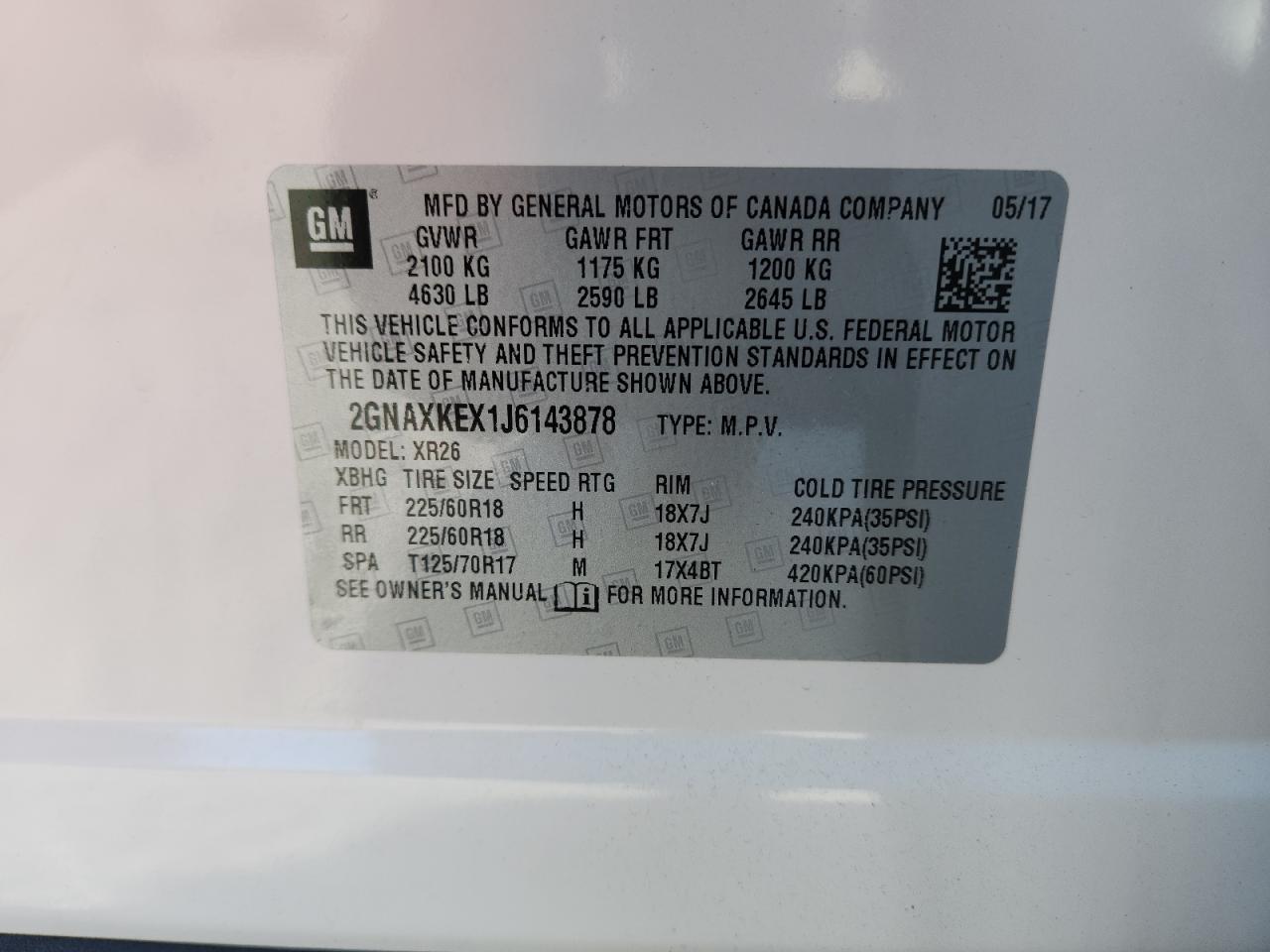 CHEVROLET EQUINOX LT