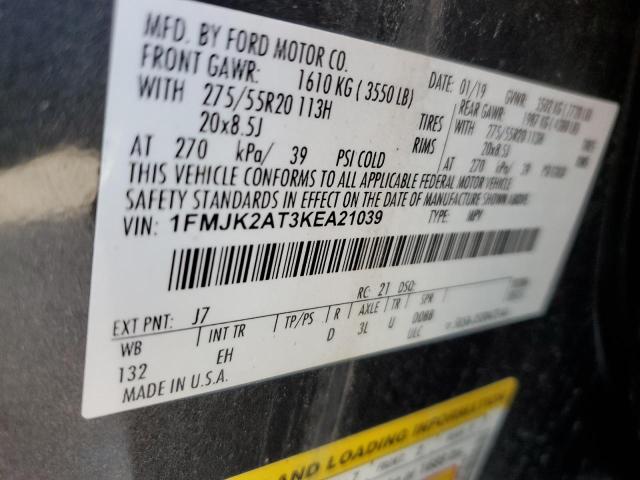 2019 FORD EXPEDITION 1FMJK2AT3KEA21039