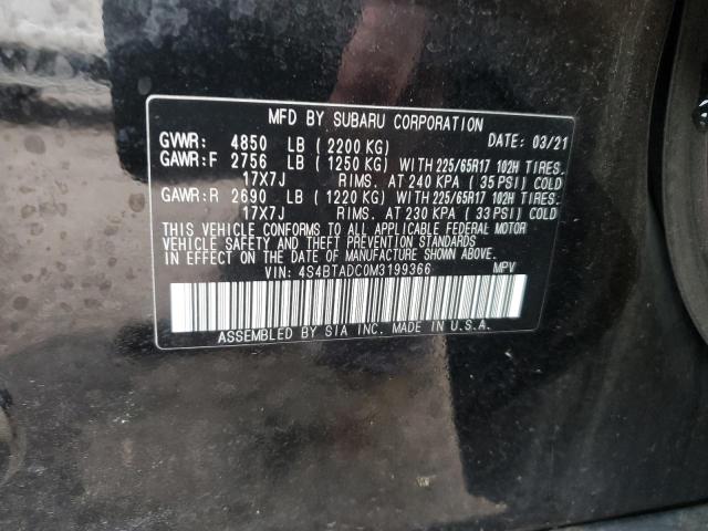 2021 SUBARU OUTBACK PREMIUM #3301787360