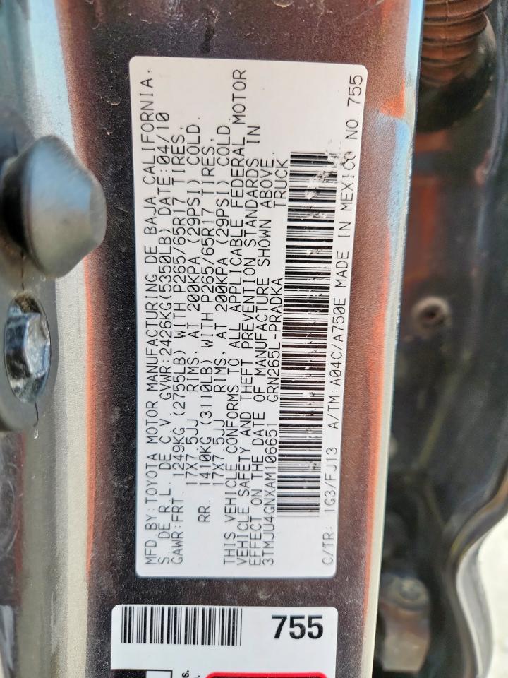 TOYOTA TACOMA DOUBLE CAB PRERUNNER