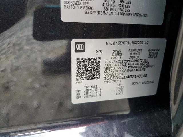 2024 CHEVROLET SILVERADO - 1GCPACED4RZ140148