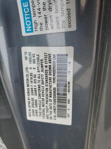 2014 HONDA CR-Z EX - JHMZF1C60ES000585