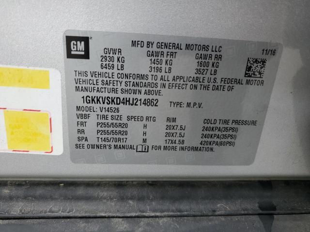 2017 GMC ACADIA LIM 1GKKVSKD4HJ214862