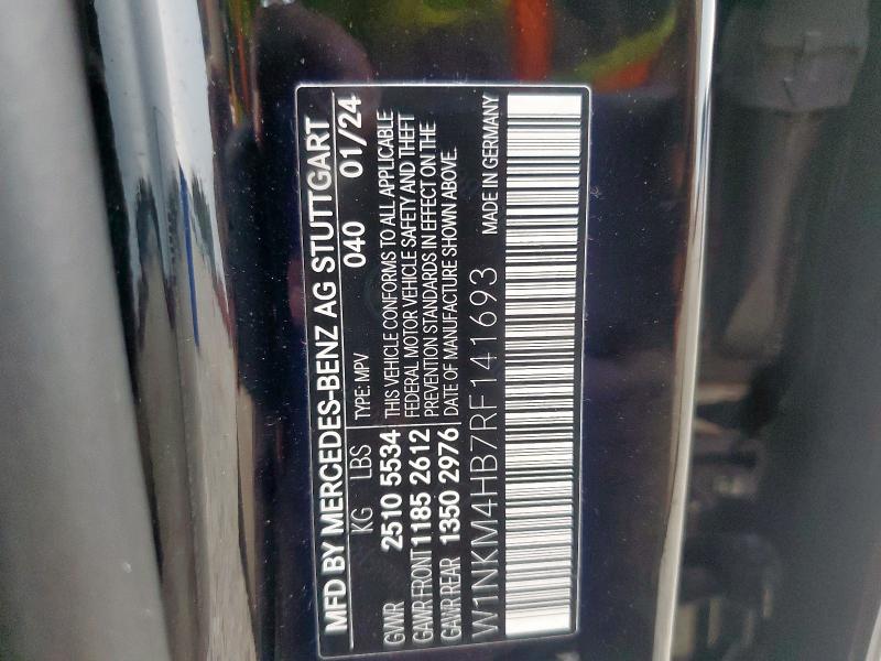 2024 MERCEDES-BENZ GLC 300 4MATIC W1NKM4HB7RF141693