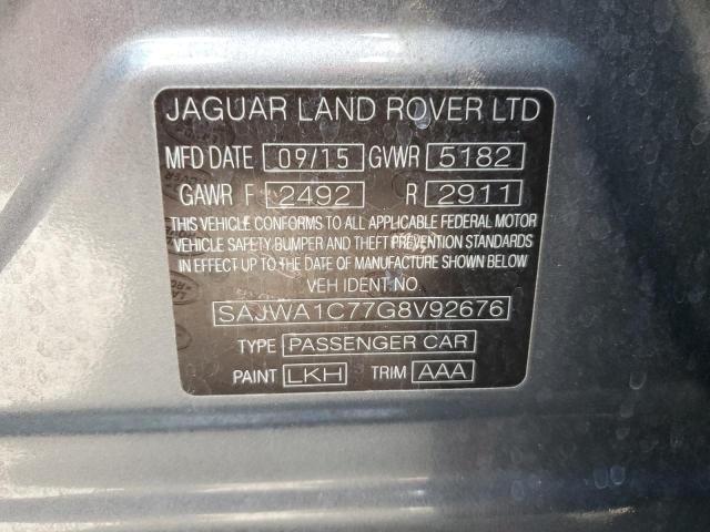 2016 JAGUAR XJ SAJWA1C77G8V92676