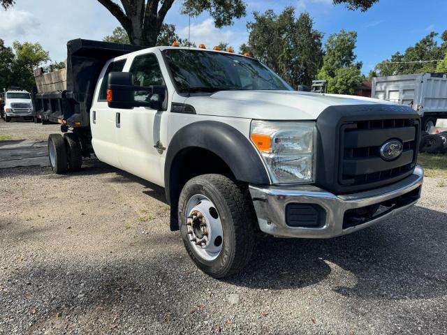 FORD F550 SUPER 2012 white crew cha diesel 1FD0W5HT4CEC06578 photo #1