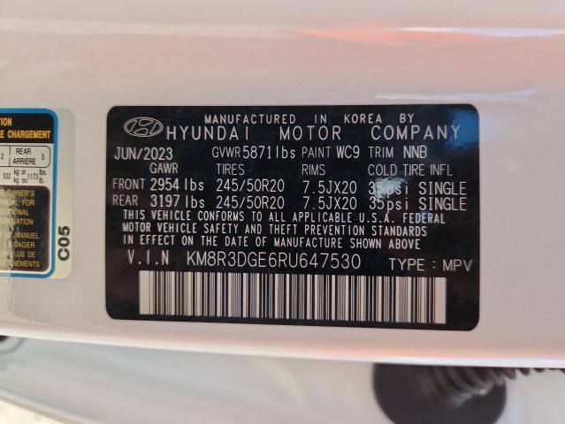2024 HYUNDAI PALISADE X - KM8R3DGE6RU647530
