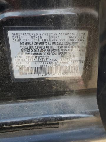 2015 NISSAN SENTRA S 3N1AB7AP2FY337659