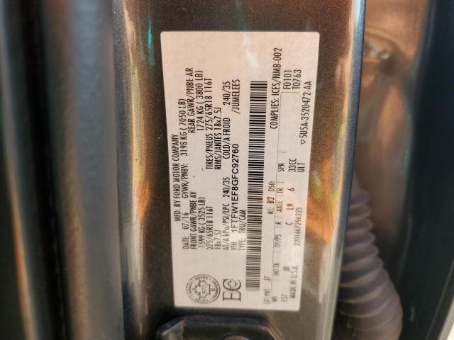 2016 FORD F150 SUPER #3305302397