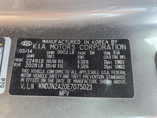 2014 KIA SOUL - KNDJN2A20E7075023