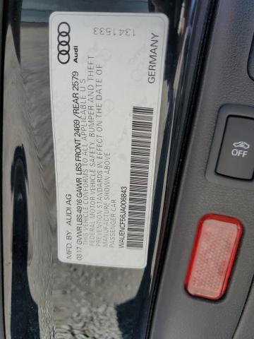 2018 AUDI A5 PREMIUM WAUENCF56JA006843