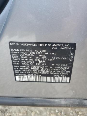 2024 VOLKSWAGEN ATLAS SE 1V2WR2CA0RC585818