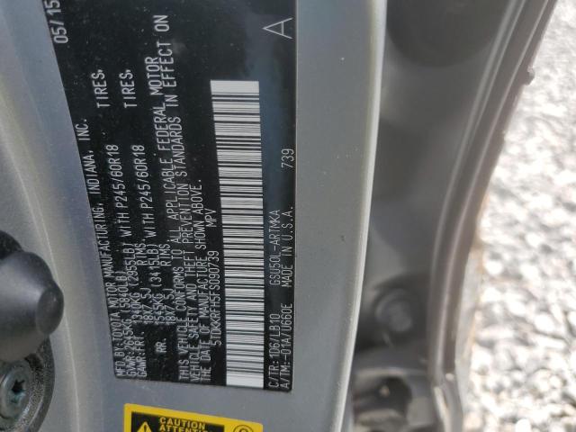 2015 TOYOTA HIGHLANDER 5TDKKRFH5FS090739