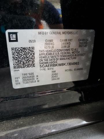 2019 BUICK ENCLAVE ESSENCE 5GAERBKW8KJ304961