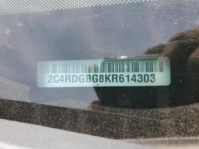 2019 DODGE GRAND CARAVAN SE 2C4RDGBG8KR614303