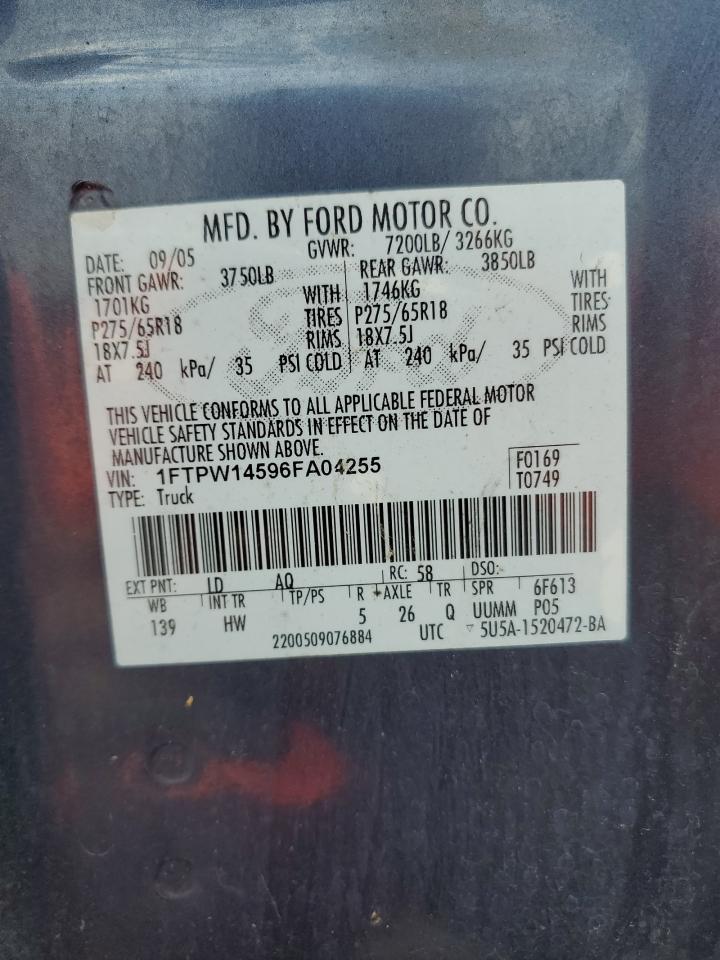 Lot #3304561439 2006 FORD F150 SUPER