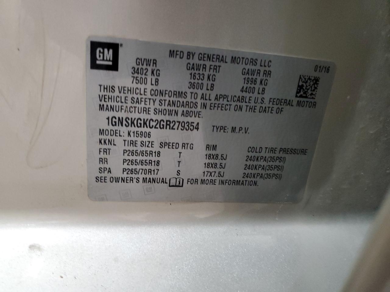 CHEVROLET SUBURBAN K1500 LS