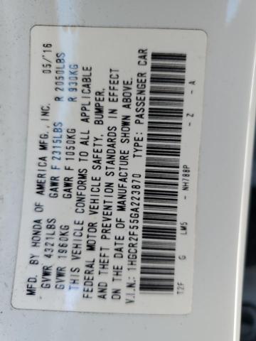 2016 HONDA ACCORD SPO 1HGCR2F55GA223870
