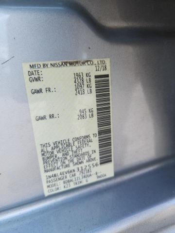 2019 NISSAN ALTIMA SL 1N4BL4EV6KN312556