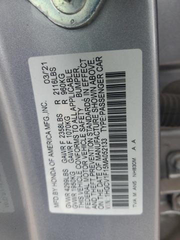 2021 HONDA ACCORD LX - 1HGCV1F15MA052133