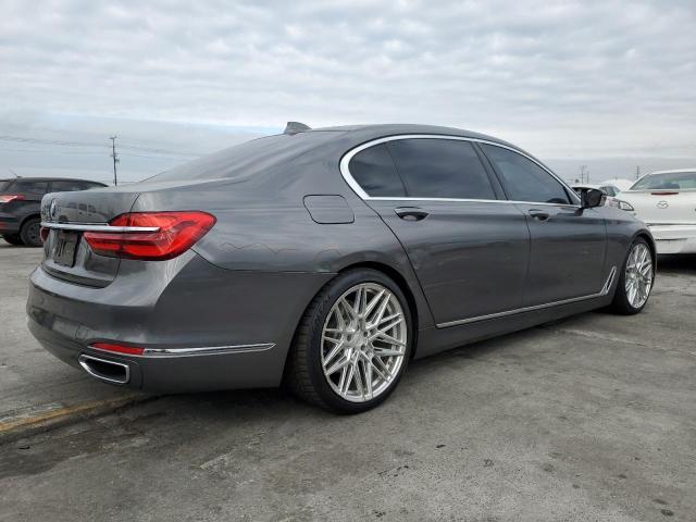 BMW 740 I 2017 gray  gas WBA7E2C52HG739390 photo #4