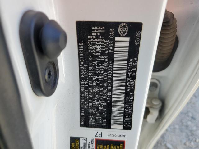 2015 TOYOTA CAMRY LE - 4T1BF1FK1FU492394